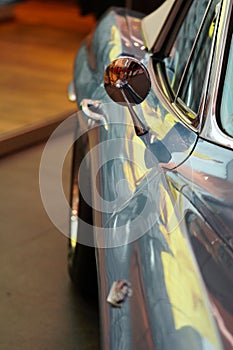 Right side of a musclecar