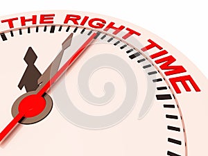 The right time