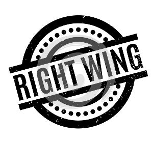 Right Wing rubber stamp