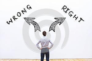Right wrong concept, business ethics