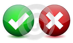 Right and wrong icon