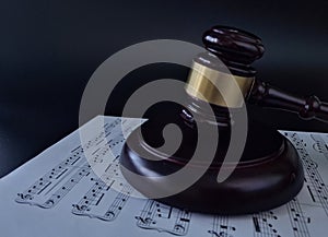 Rights of performers and composers and court infringement