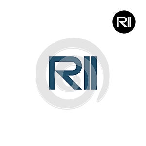 RII Logo Letter Monogram Design