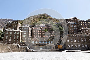 Rijal Almaa is a heritage village located in Asir Region, Saudi Arabia. It locates 45 km away from Abha