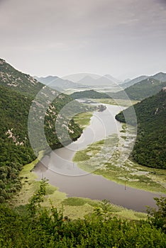 Rijeka Crnojevica, lake Skadar, Montenegro