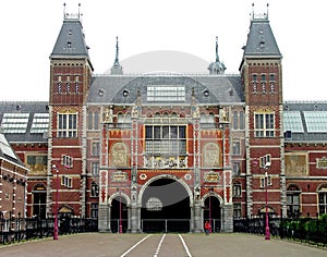 Rijksmuseum in Amsterdam. The Netherlands