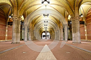 Rijksmuseum Bicycle Tunnel in Amsterdam