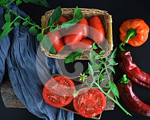 Rijpe tomaten.