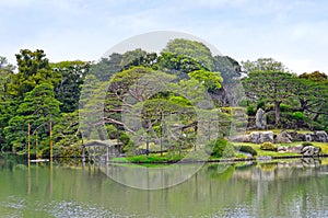 Rikugien Garden of Tokyo