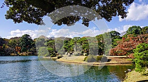 Rikugien Garden in Tokyo, Japan