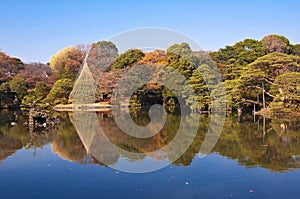 Rikugien garden, Tokyo, Japan