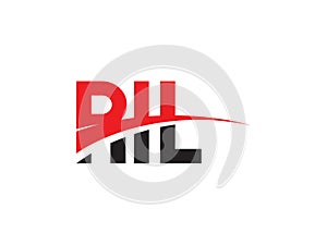 RIL Letter Initial Logo Design Vector Illustration