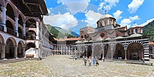 Rila Monastery Courtyard