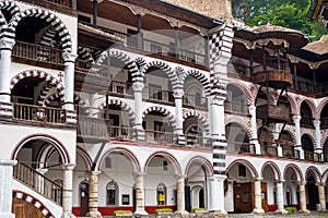 Rila monastery, a famous monastery.