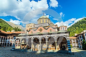 Rila monastery, a famous monastery in Bulgaria