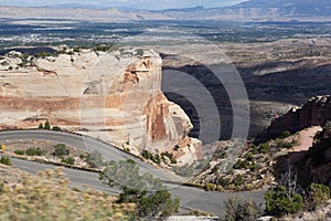 Rim Rock Drive in the Colorado National Monument