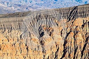 Rim of the Ubehebe Crater in Death Valley National Park, California