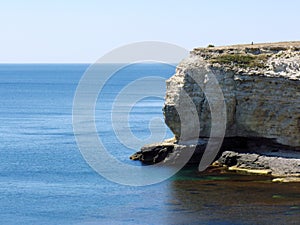 rimea, Ukraine - 07-06-2008: Cape Atlesh in the Crimea. Ukraine. Black sea