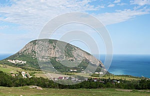 Ñrimean rocky landscape, mountain Ayu-Dag