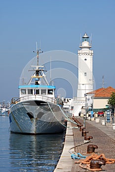 Rimini, Lighthouse, Italy photo