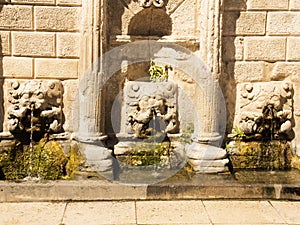 Rimondi Fountain, in the city of Rethymno