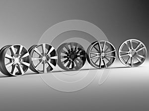 Rims 3d rendering