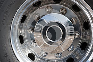 Rims of a truck photo