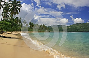 Rincon beach, Samana peninsula photo