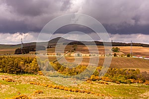 From Rind Hill near Glenrothes, looking towards Falkland Hill