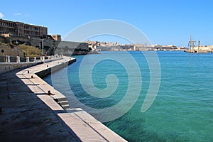 rinella bay and mediterranean sea - kalkara - malta