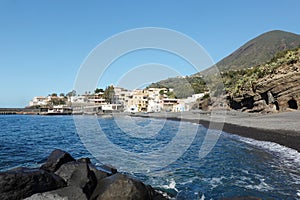 Rinella village, the Aeolian islands, Sicily, Italy