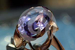 The ring with alexandrite photo