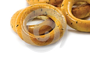 Ring Bagels Isolated
