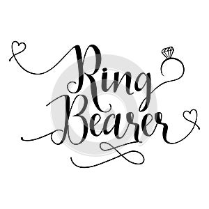 Ring Bearer - Hand lettering typography