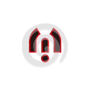 ring bell exclamation symbol icon vector