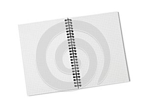 Ring binder isolated on white