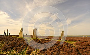 Ring of Brodgar, circle, Stenness, Orkney islands photo
