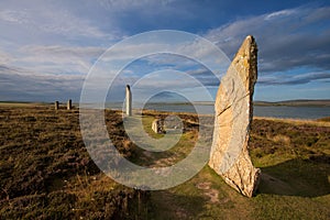 Ring of Brodgar, Orkney, Scotland photo