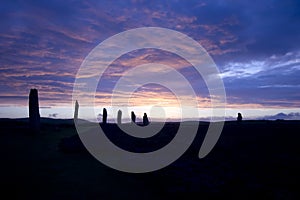 Ring of Brodgar, Orkneys, Scotland photo