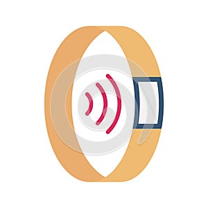 Ring controller  Flat inside vector icon which can easily modify or edit