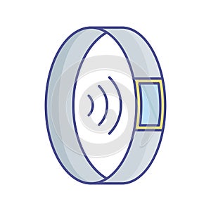 Ring controller  Flat inside vector icon which can easily modify or edit