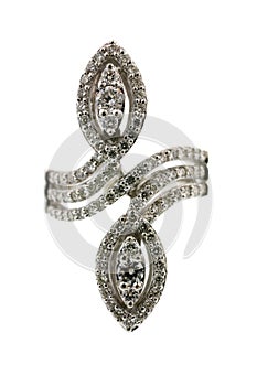 Ring covered brilliants