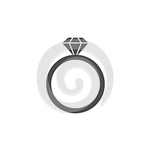 a ring with a diamond icon. Elements of web icon. Premium quality graphic design icon. Signs and symbols collection icon for websi