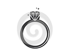 ring diamond vector illustration design