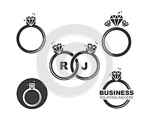 ring diamond vector illustration design