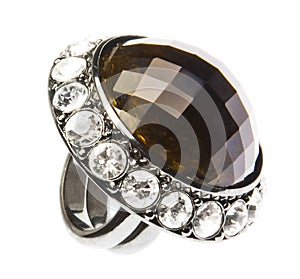 Ring with diamonds