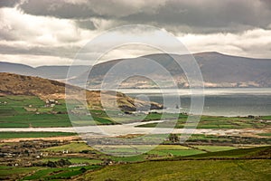 Ring of Dingle Peninsula Kerry Ireland An Searrach Rock Stone  view landscape seascape photo