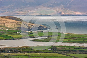 Ring of Dingle Peninsula Kerry Ireland An Searrach Rock Stone  view landscape seascape photo