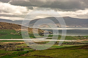 Ring of Dingle Peninsula Kerry Ireland An Searrach Rock Stone  view landscape seascape