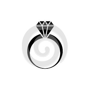 Ring icon vector illustration template design trendy